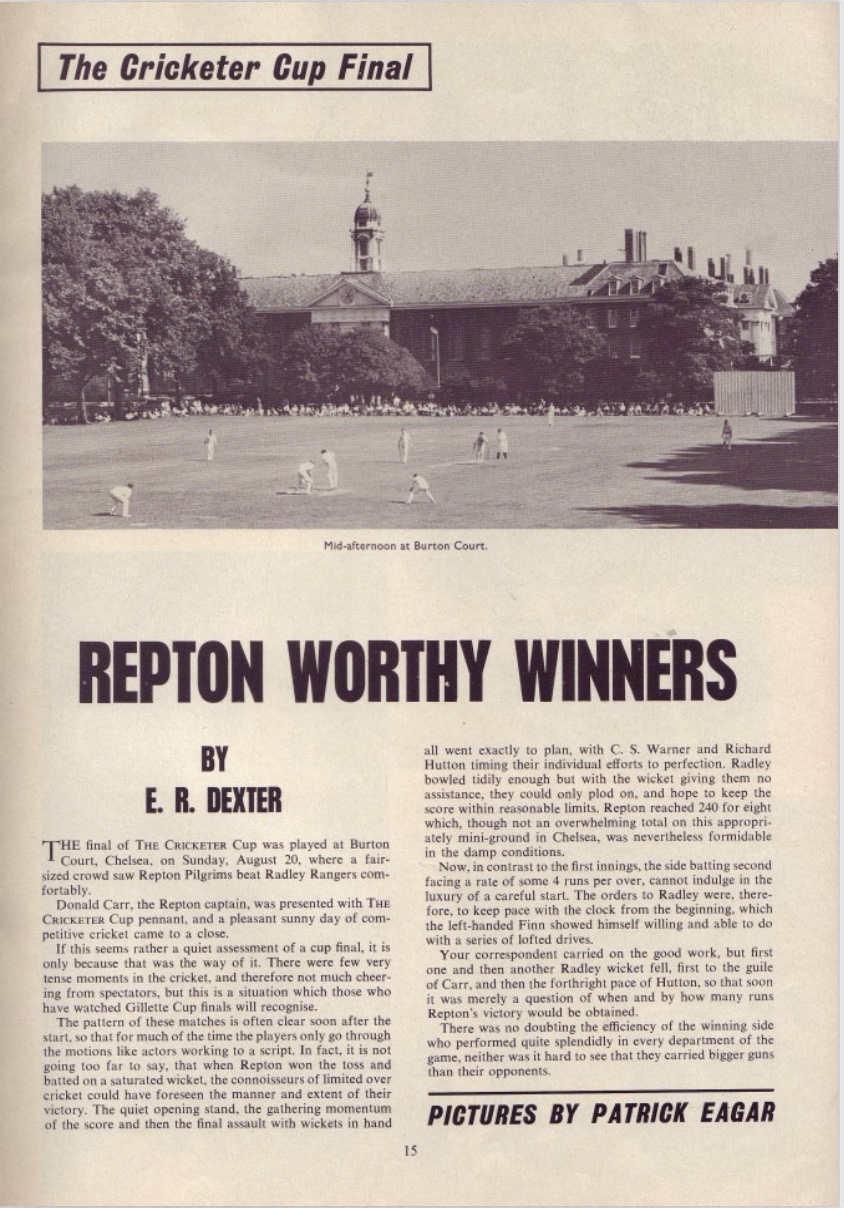 1967 Cricketer image 1